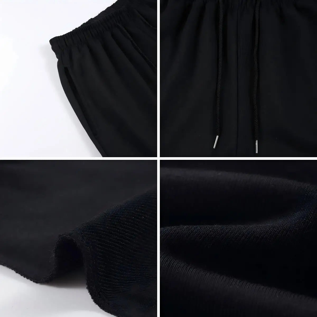 Los Angeles 24 Creative Letter Print T-Shirt Set Women Summer Cotton Crop T Shirt Wide-Leg Shorts Drawstring Pocket Gym Pant
