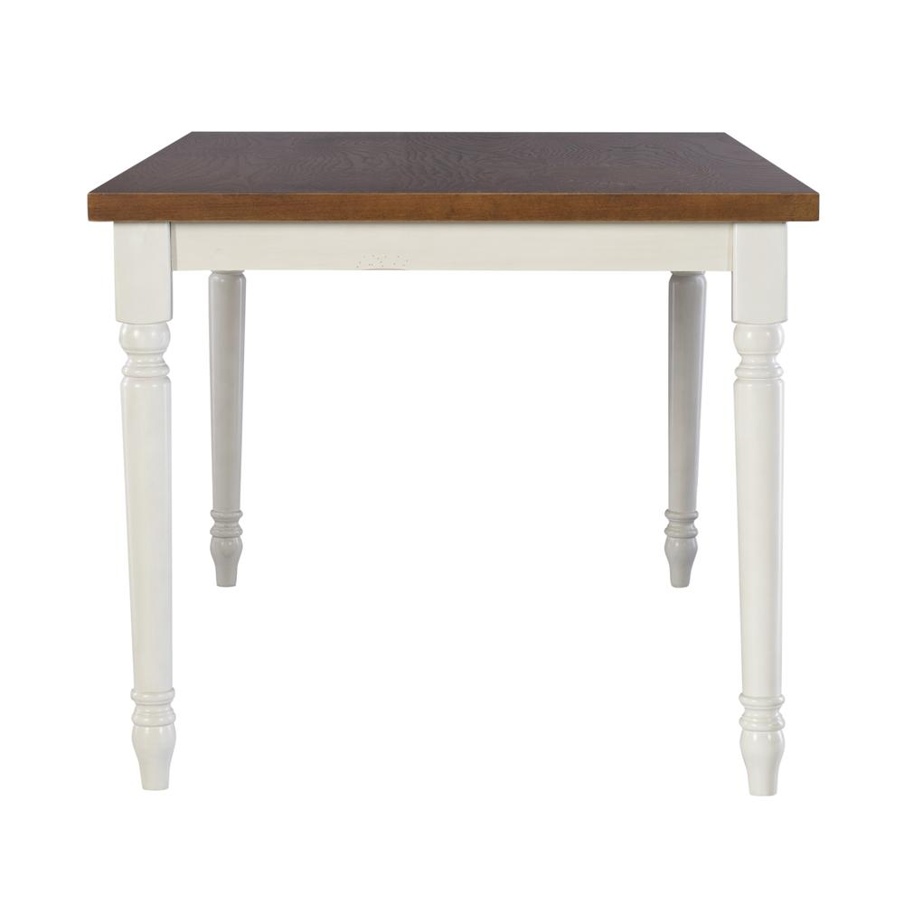Willow Brown Dining Table by Start2Finish with a sturdy wooden surface and modern design, shown in a spacious dining area.
