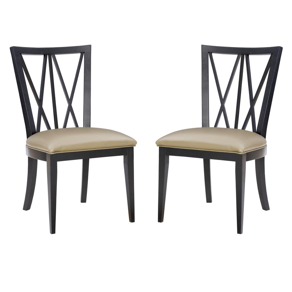 Start2Finish Bailey Chair in black with sleek modern design and cushioned seating, perfect for contemporary living spaces.
