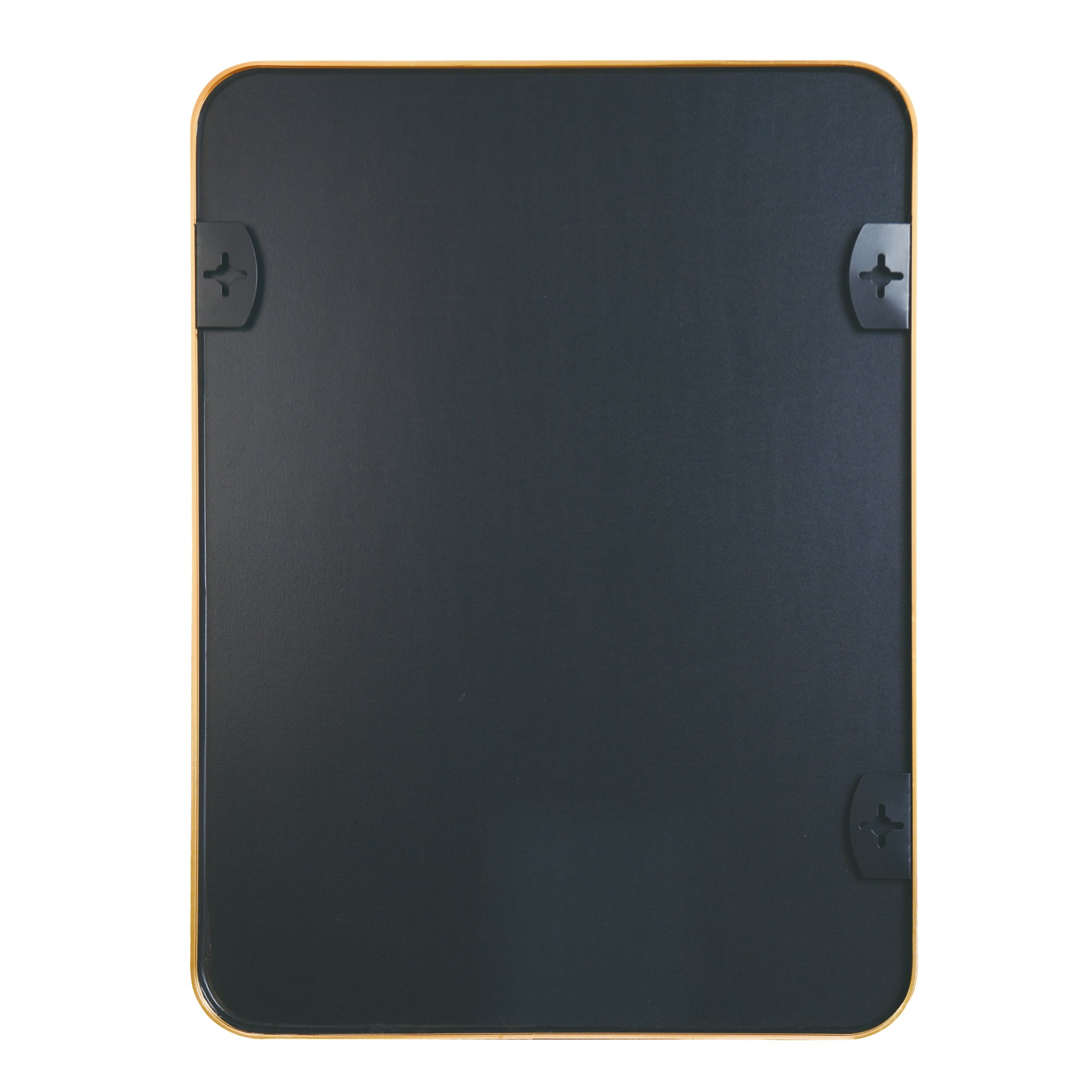 Rectangular metal frame wall mirror by Start2Finish, suitable for bathroom vanity, bedroom, or entryway decor, with reflective glass.