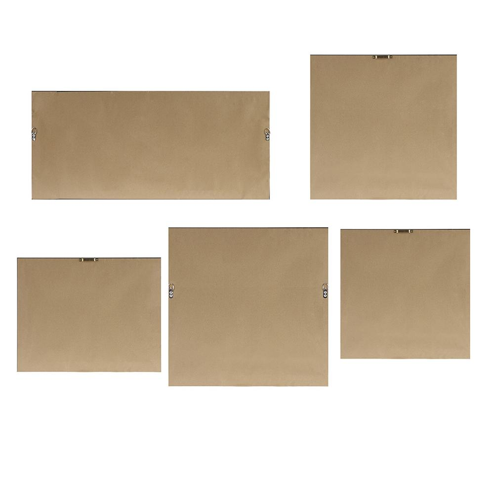 Start2Finish abstract landscape 5-piece gallery canvas wall art set featuring colorful, modern landscape designs on canvas panels.