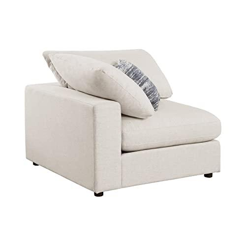 Beige Serene 4-piece upholstered modular sectional sofa by Start2Finish, showing its plush cushions and modern design.