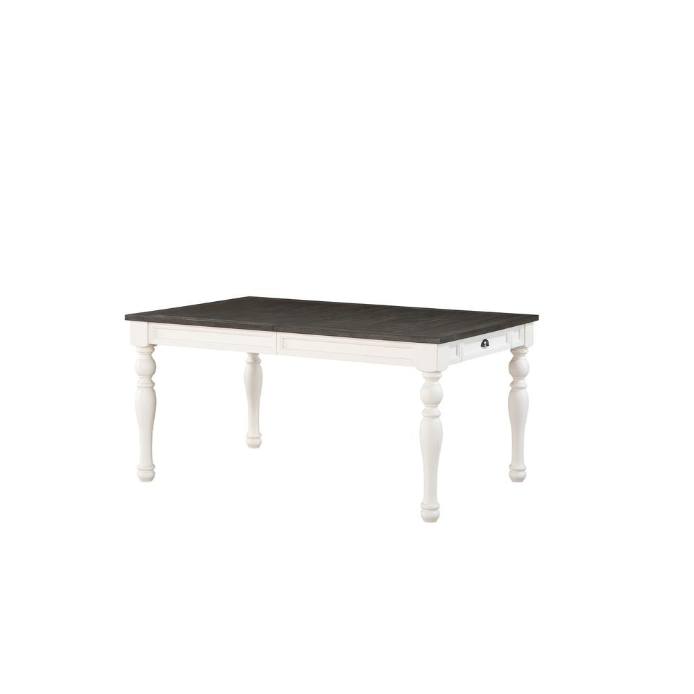 Start2Finish Joanna two-tone 6-piece dining set with table and six chairs, featuring modern design and wood finish.