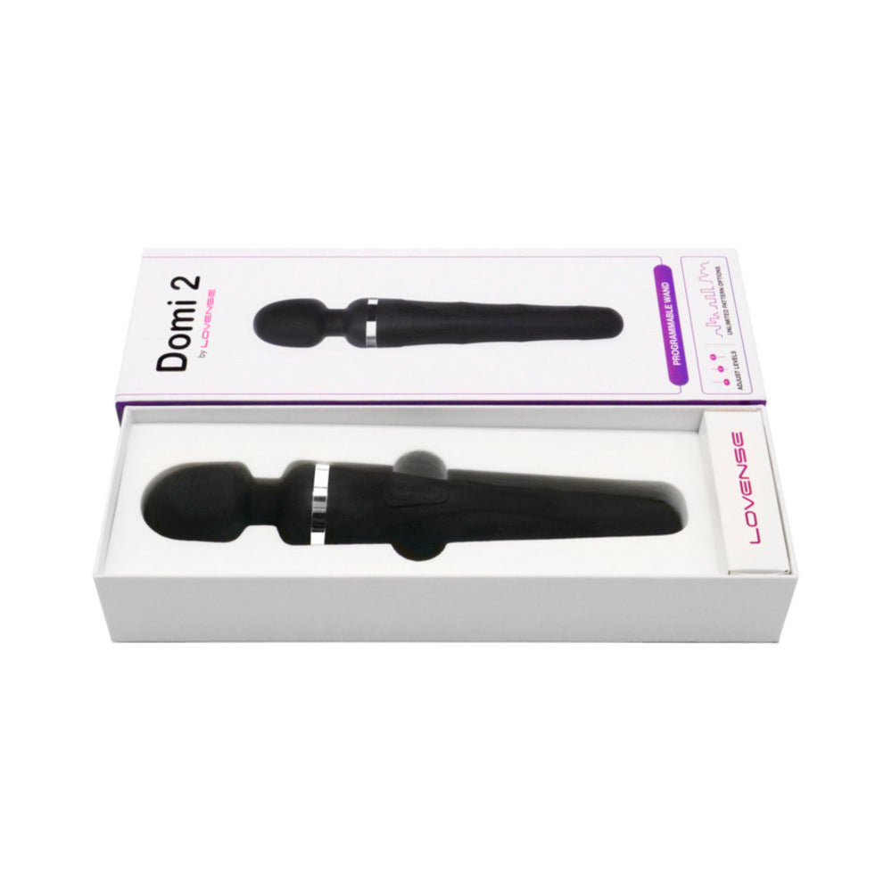 Lovense Domi 2 personal vibrator by Start2Finish, featuring a sleek design and textured surface for enhanced stimulation.