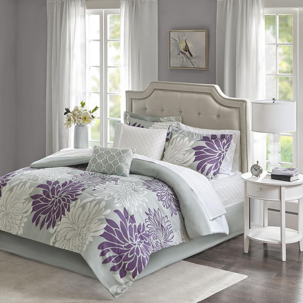 Start2Finish 7-piece comforter set with cotton bed sheets, featuring a cozy, stylish bedding ensemble for a comfortable bedroom.