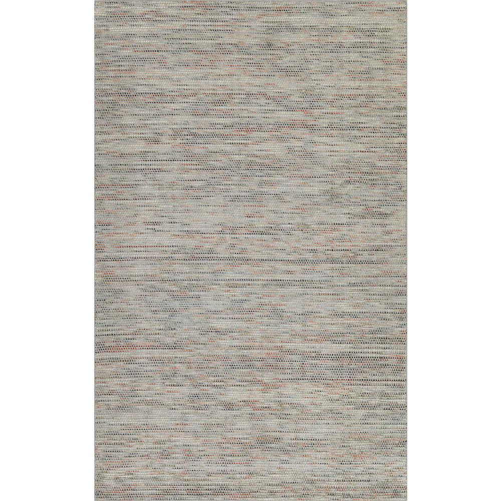 Start2Finish Zion ZN1 silver rug, 5 by 7.6 feet, featuring a modern design with intricate patterns and a soft texture.