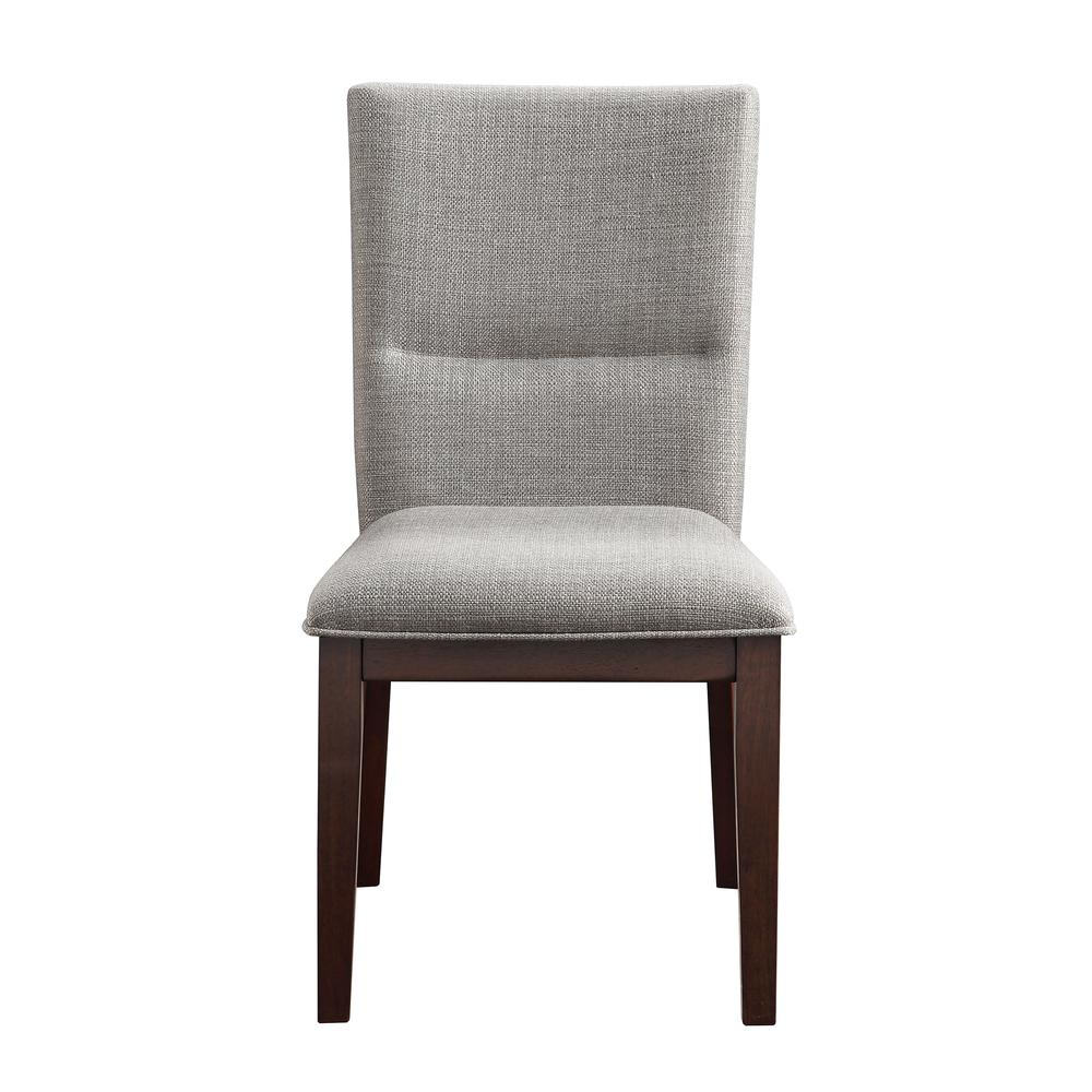 Brown Amalie Side Chair by Start2Finish with wooden legs and upholstered seat, showcasing a modern, comfortable dining or accent chair.