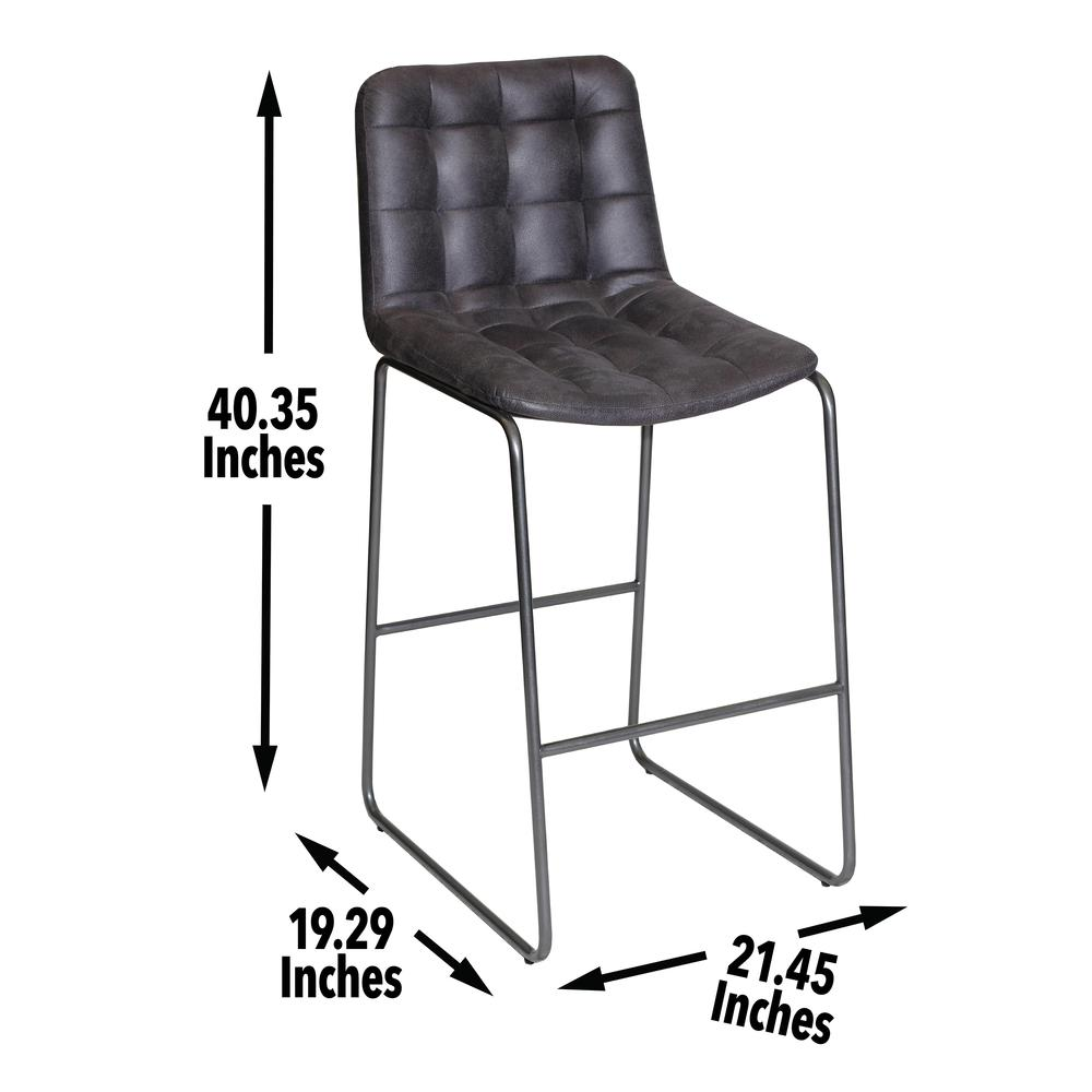 Start2Finish Westover Barstool with wooden seat and metal frame, modern industrial design, suitable for kitchen or bar area.