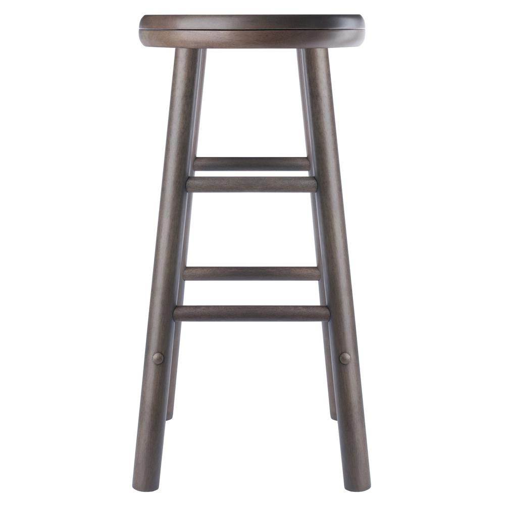Start2Finish Shelby 2-Piece Swivel Counter Stool Set in oyster gray, featuring cushioned seats and sleek modern design.