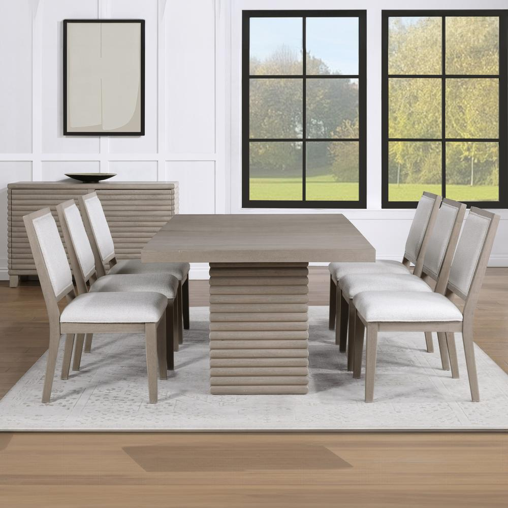 Start2Finish Lily Side Chair with a sleek wooden frame and upholstered seat, showcasing modern design and comfortable seating.