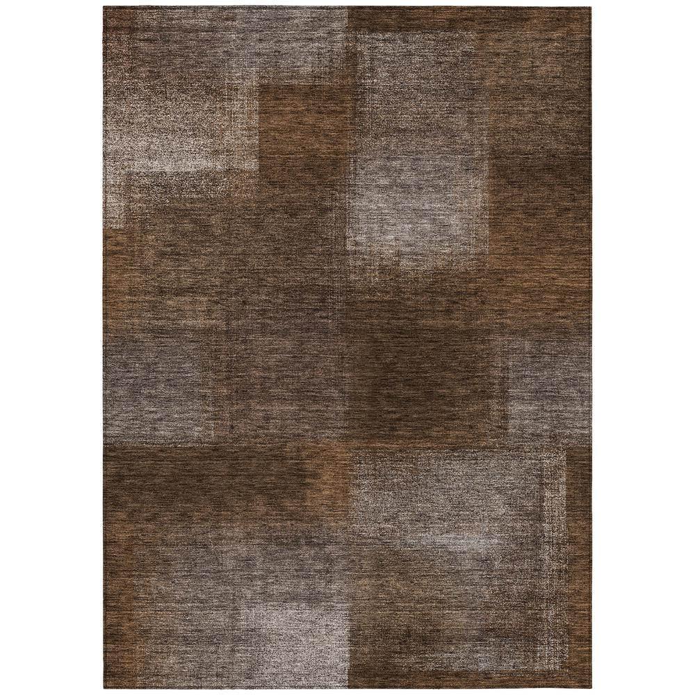 Start2Finish Chantille ACN742 brown 9x12 rug with intricate pattern, soft texture, and plush pile for living room or bedroom decor.