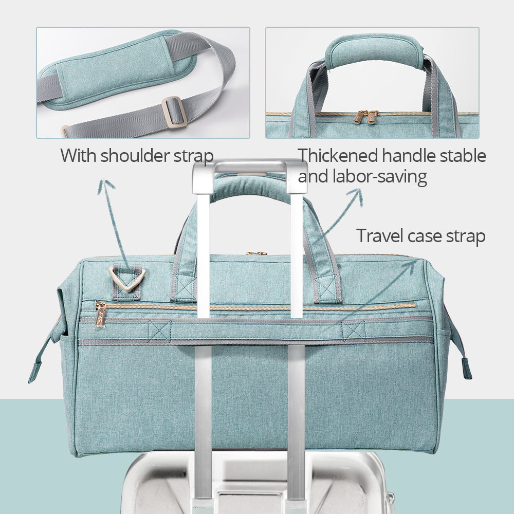 Maroon Chronos 3-in-1 weekender travel luggage with multiple compartments and adjustable straps for Parenthood & Accessories.