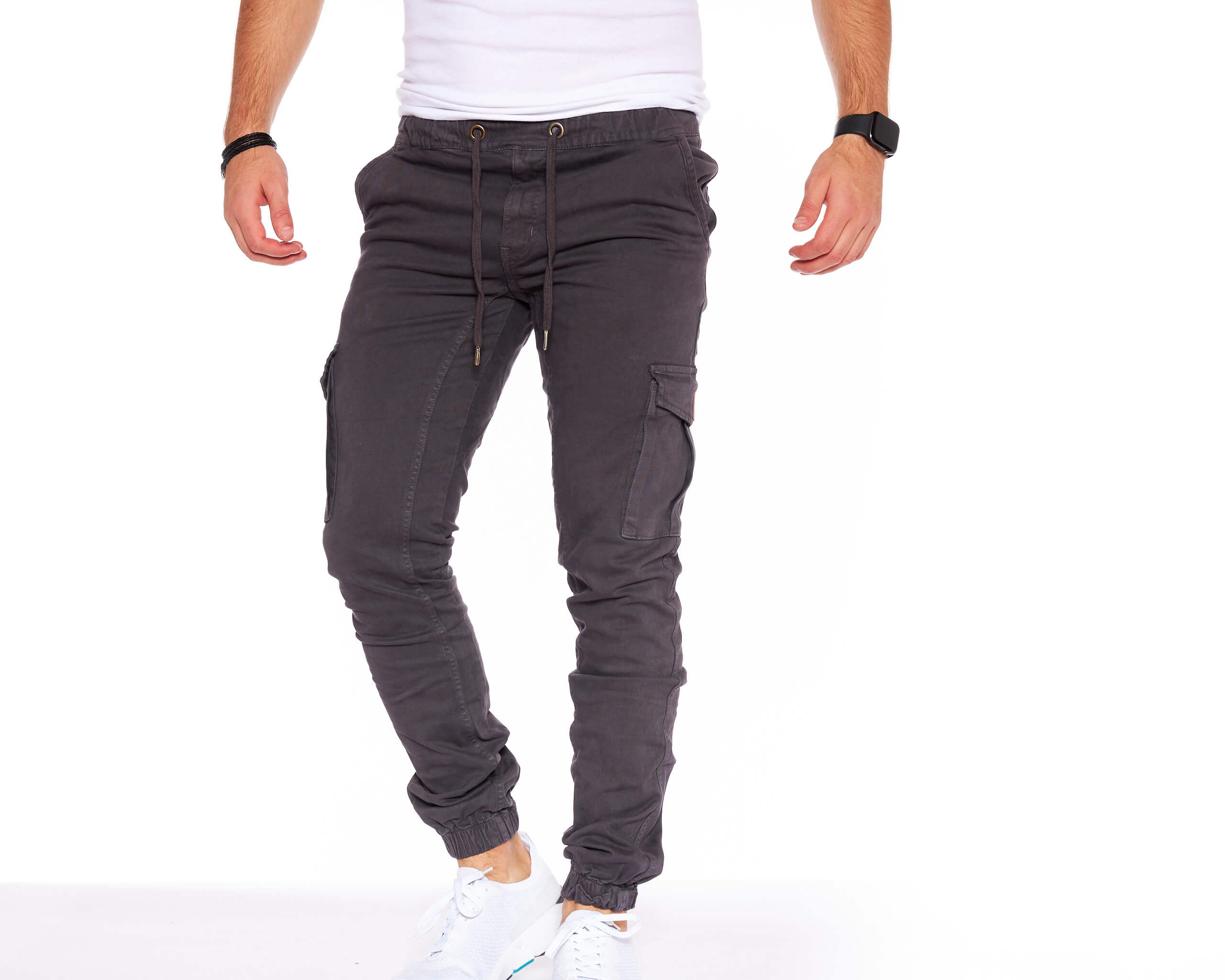 8001 - STYLEKO Cargohose Elastischer Hosenband