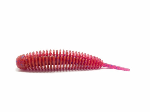 Aquamarine Misty Twist Boost 2.5-inch fishing lure with vibrant color and streamlined design for freshwater fishing.