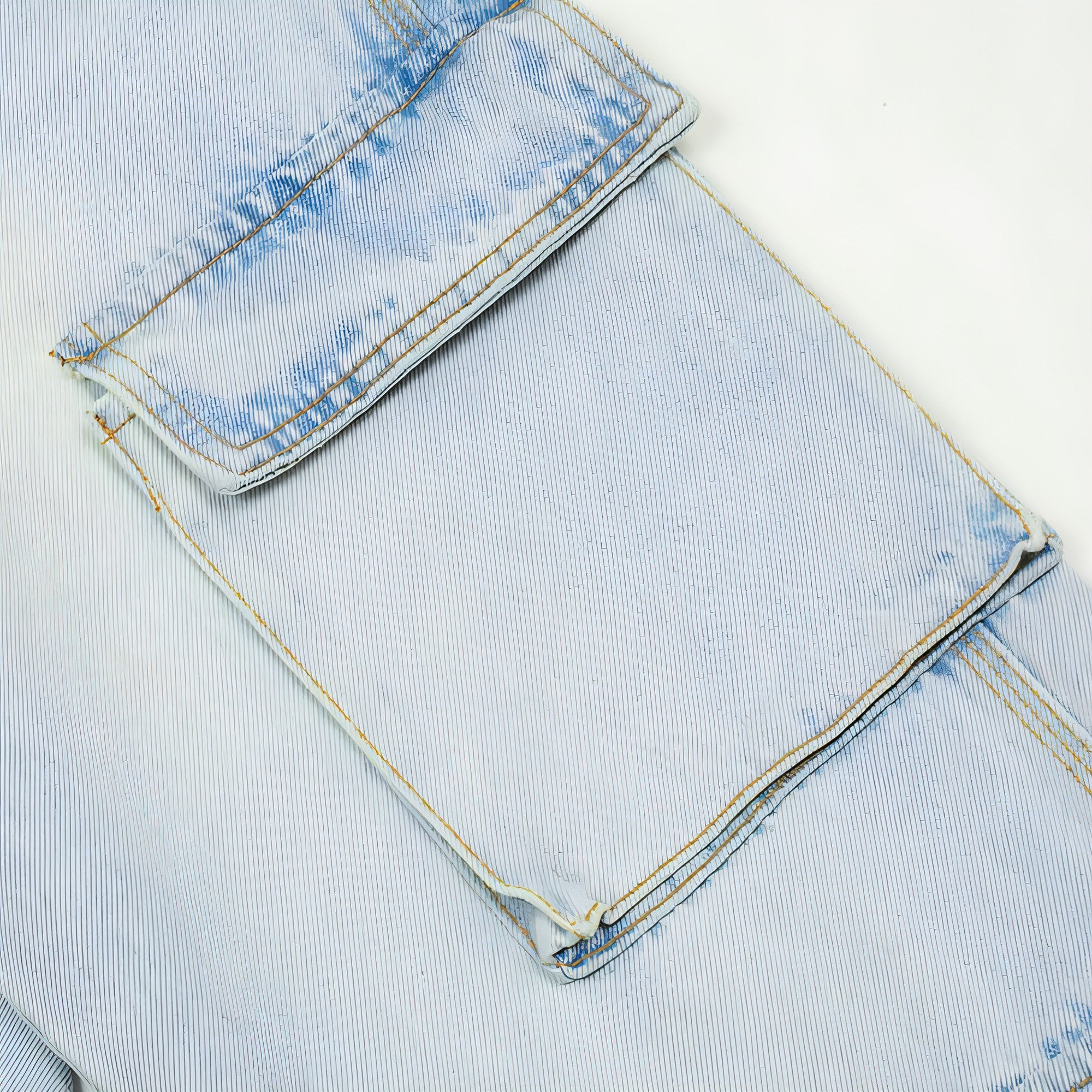 DenimDare™ Wash Light Color Cargo Jeans Men