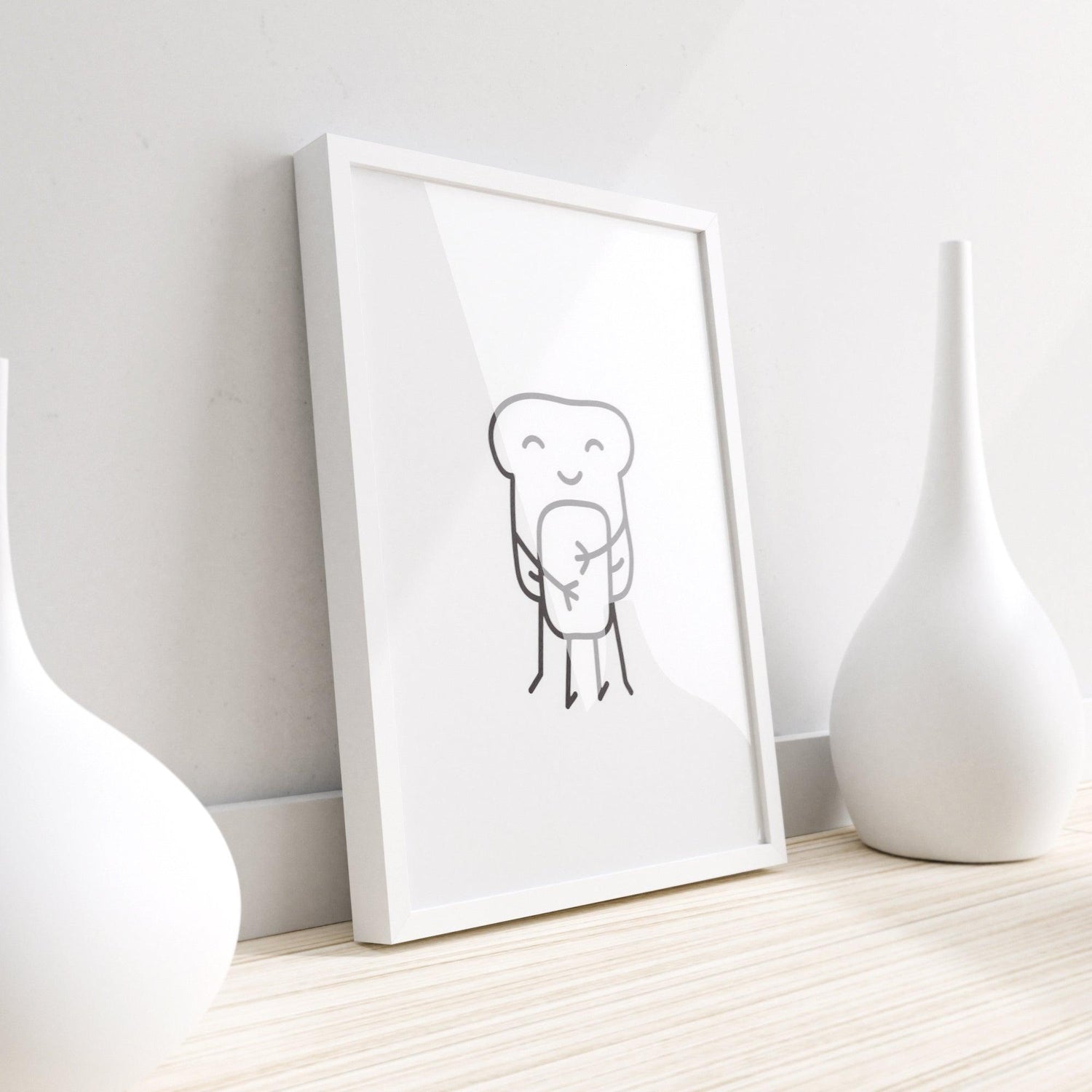 Bread and Butter - Wall Print, Kitchen Wall Decor, Kitchen Wall Art,
