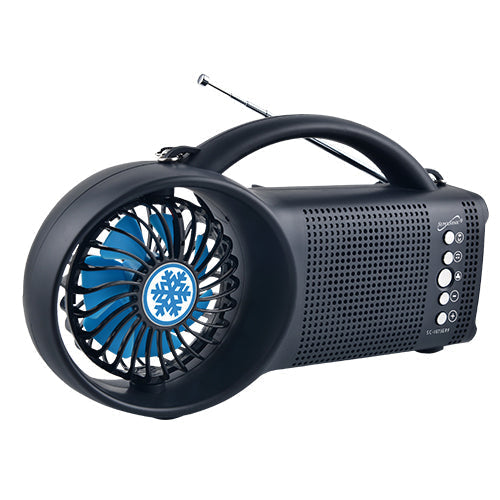 Supersonic Solar Power Bluetooth Speaker with FM Radio / LED Torch