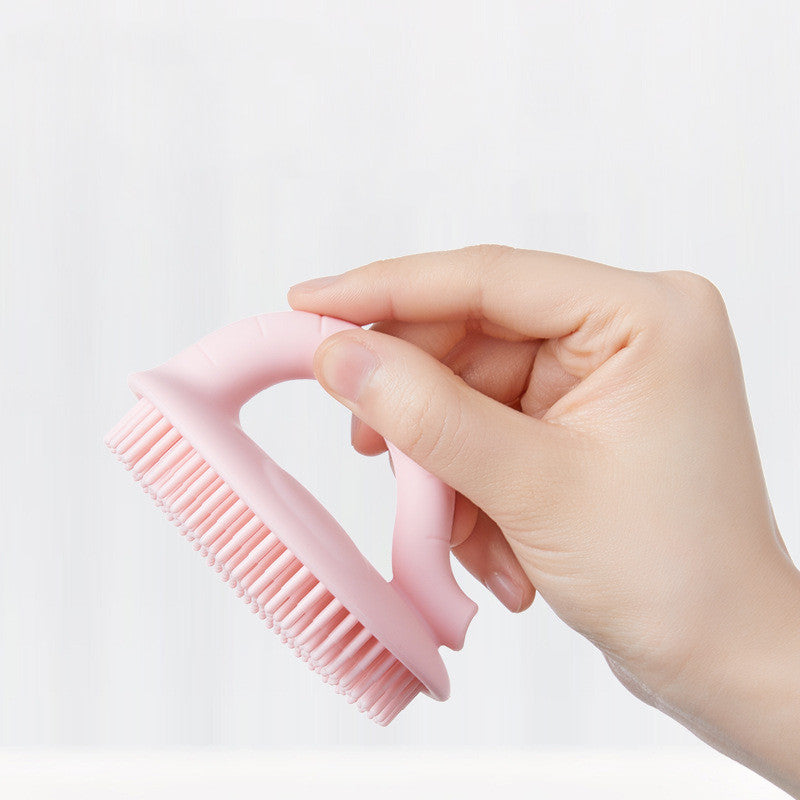 Baby Shower Brush To Remove Dandruff Silicone Scrubbing