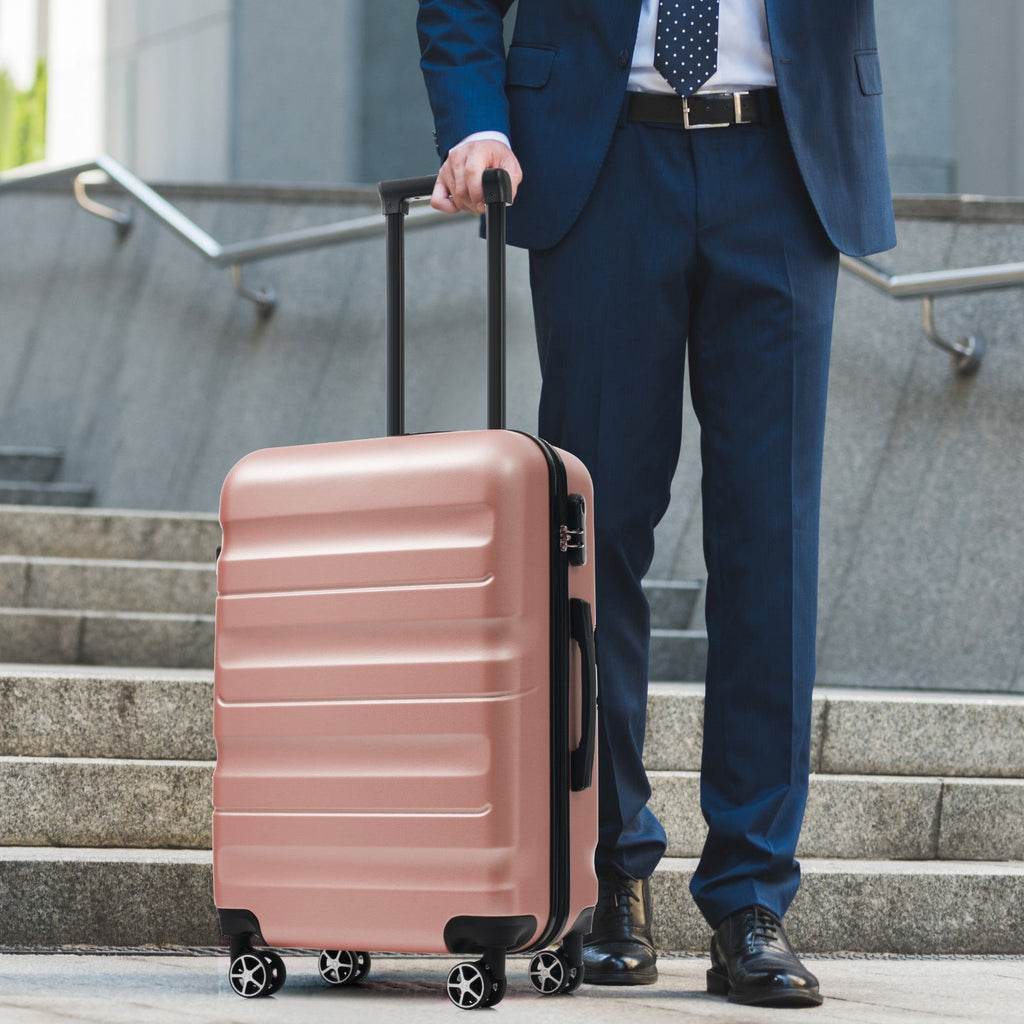 Hardshell ABS Luggage Set - Lightweight & Durable Suitcases with Dual