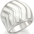 0W310 - Rhodium Brass Ring with No Stone