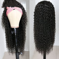 LuxeWave Full Mechanism Hair Band Wig Headgear Real Hair