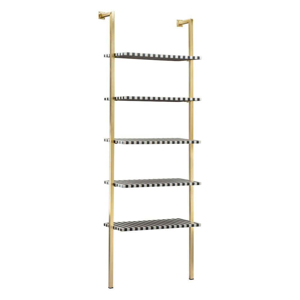 Colorful zebra-shaped shelf from Start2Finish featuring multicolor finish, perfect for playful and vibrant home decor.