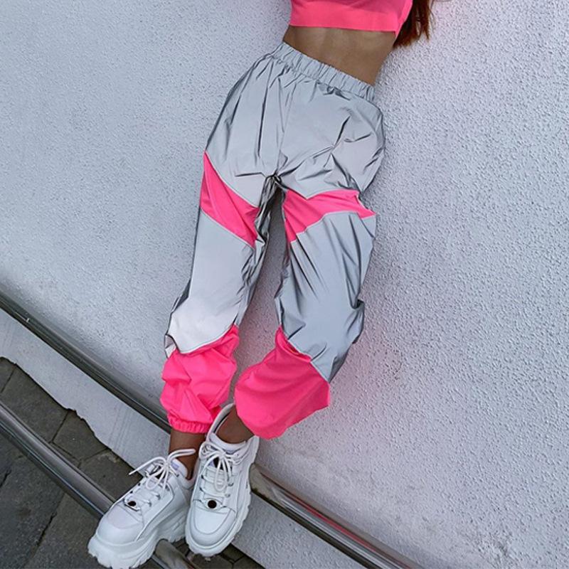 Hot 2021 Autumn and Winter New Sports Casual Mid-Waist Stitching