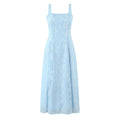 Spring Women Clothing Solid Color Cut Floral Double Shoulder Strap