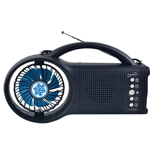 Supersonic Solar Power Bluetooth Speaker with FM Radio / LED Torch