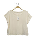 RECYCLED COTTON  PLAIN CROP