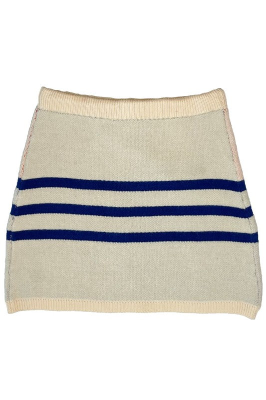 Sunset knit skirt