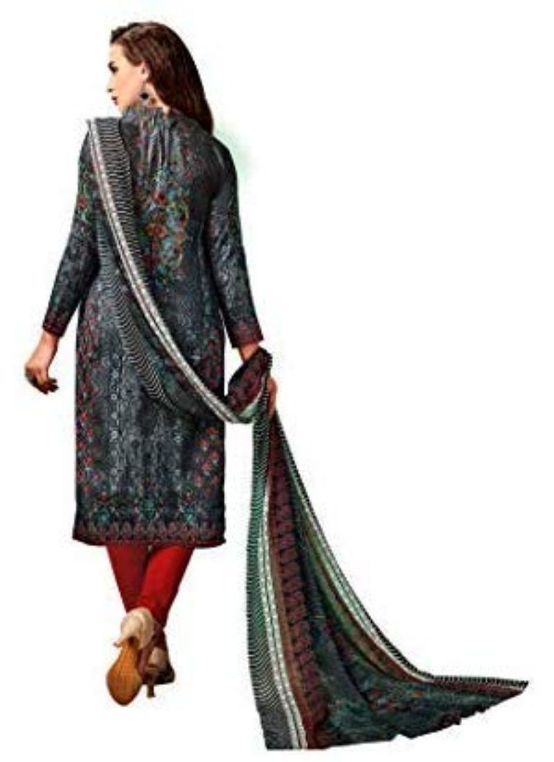 Generic Women's Cotton Salwar Material (Multi, 2.5