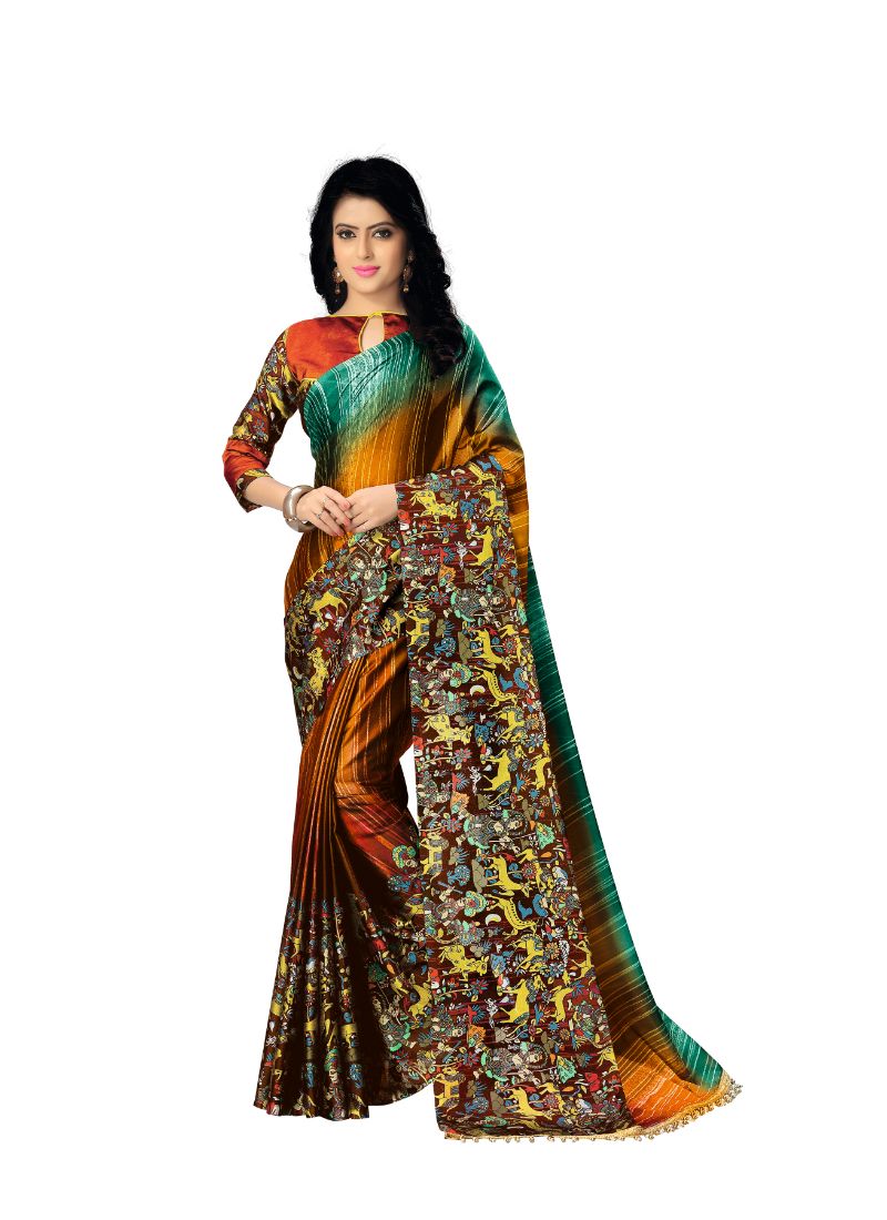 Generic Women's Handloom Cotton Soft Silk Saree
