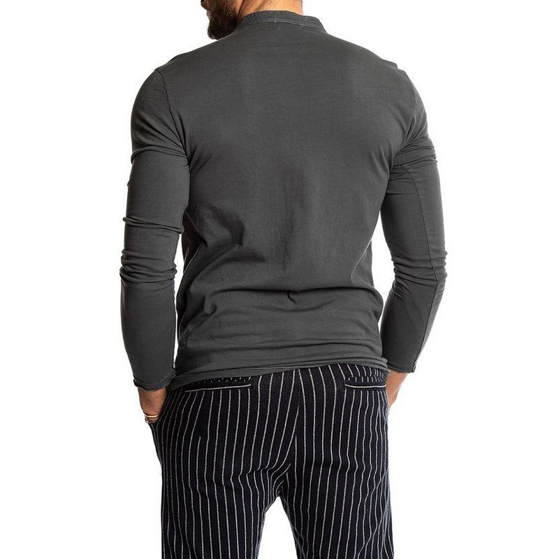 Classic Long Sleeve Linen T-Shirt – Breathable, Lightweight, Everyday