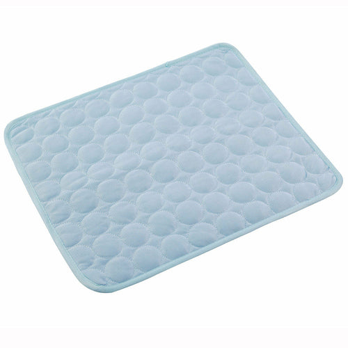 Maroon Asteria pet summer cooling pad with ice silk cover, designed as a portable bed or blanket for hot weather comfort.