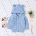 KuschelGlöckchen™ – Hooded Knit Jacket with Pom-Pom