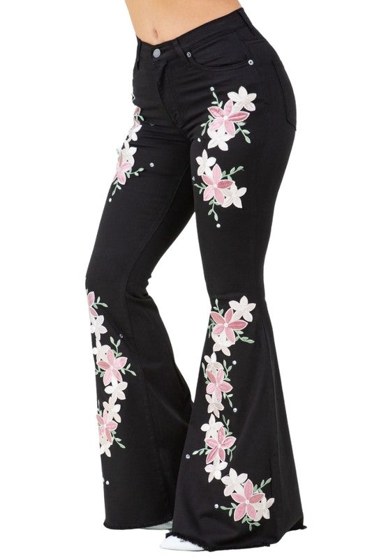 Angela Bell Bottom Jean - inseam 34