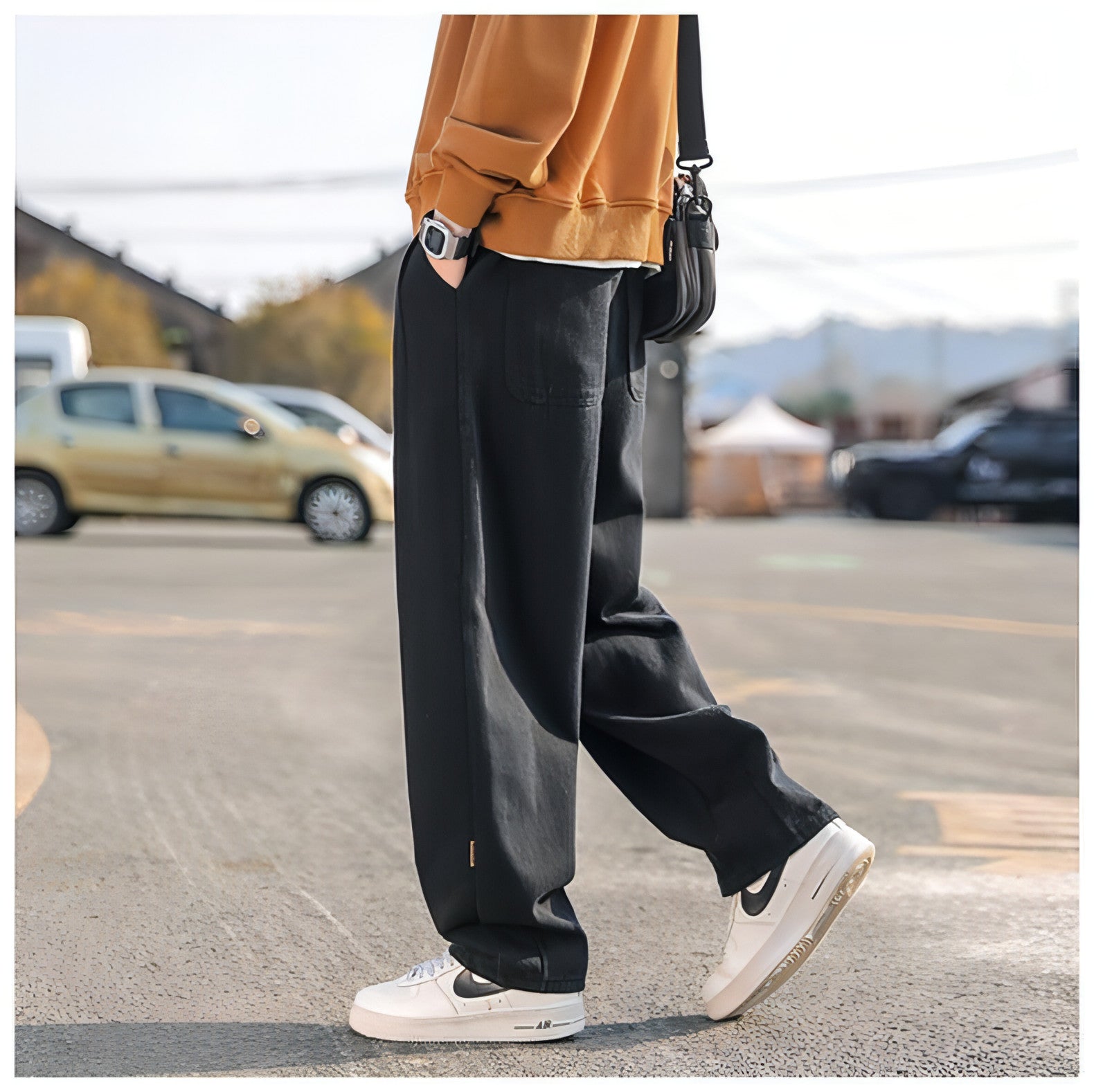 UrbanEase™ Cotton Pants Men's Casual