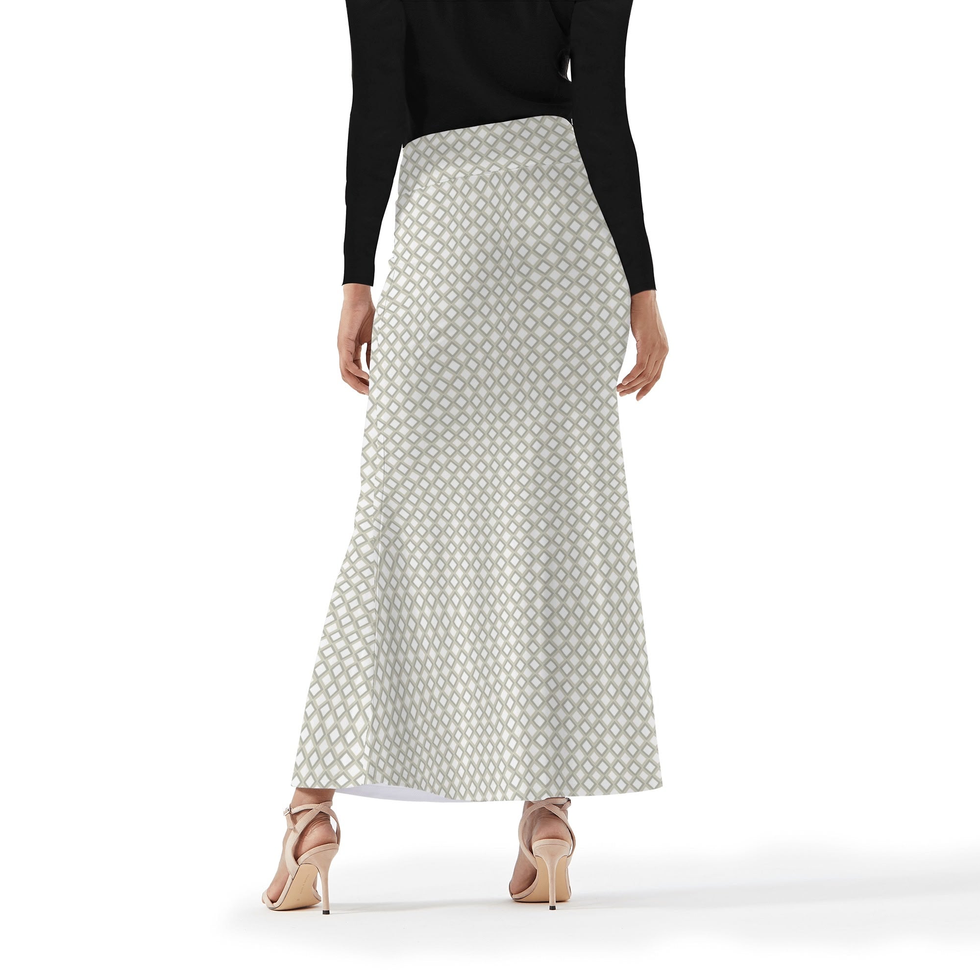 Womens Wrap Fishtail Long Skirt