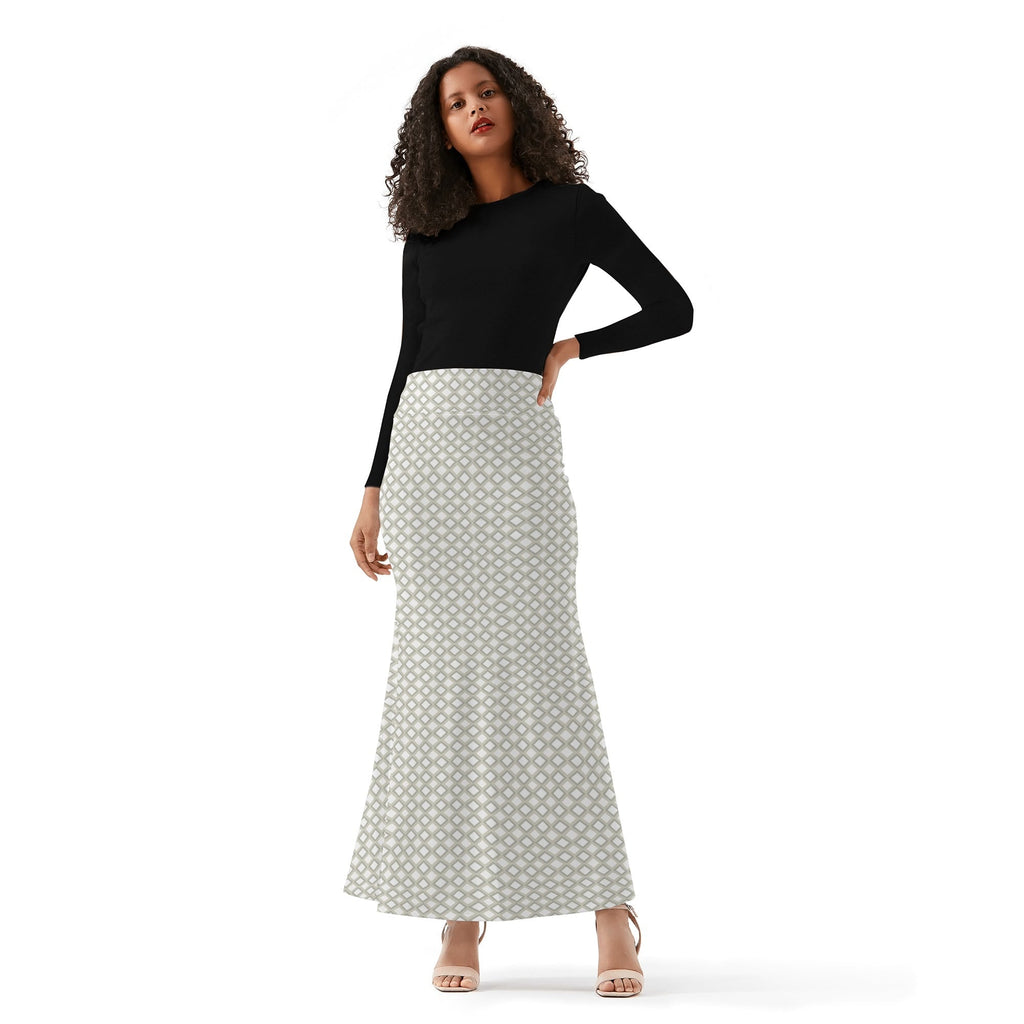 Womens Wrap Fishtail Long Skirt