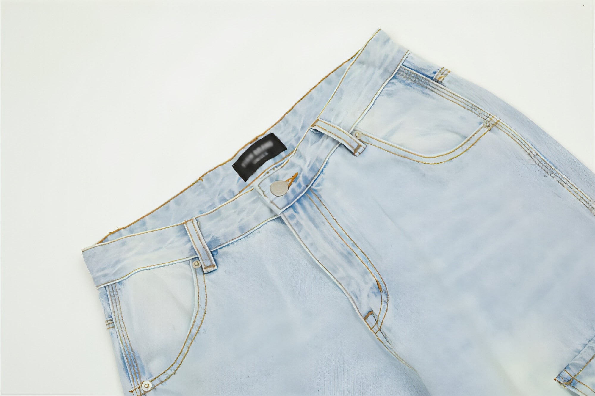 DenimDare™ Wash Light Color Cargo Jeans Men