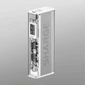 Large Capacity Portable Power Bank with Fast Charging and Transparent