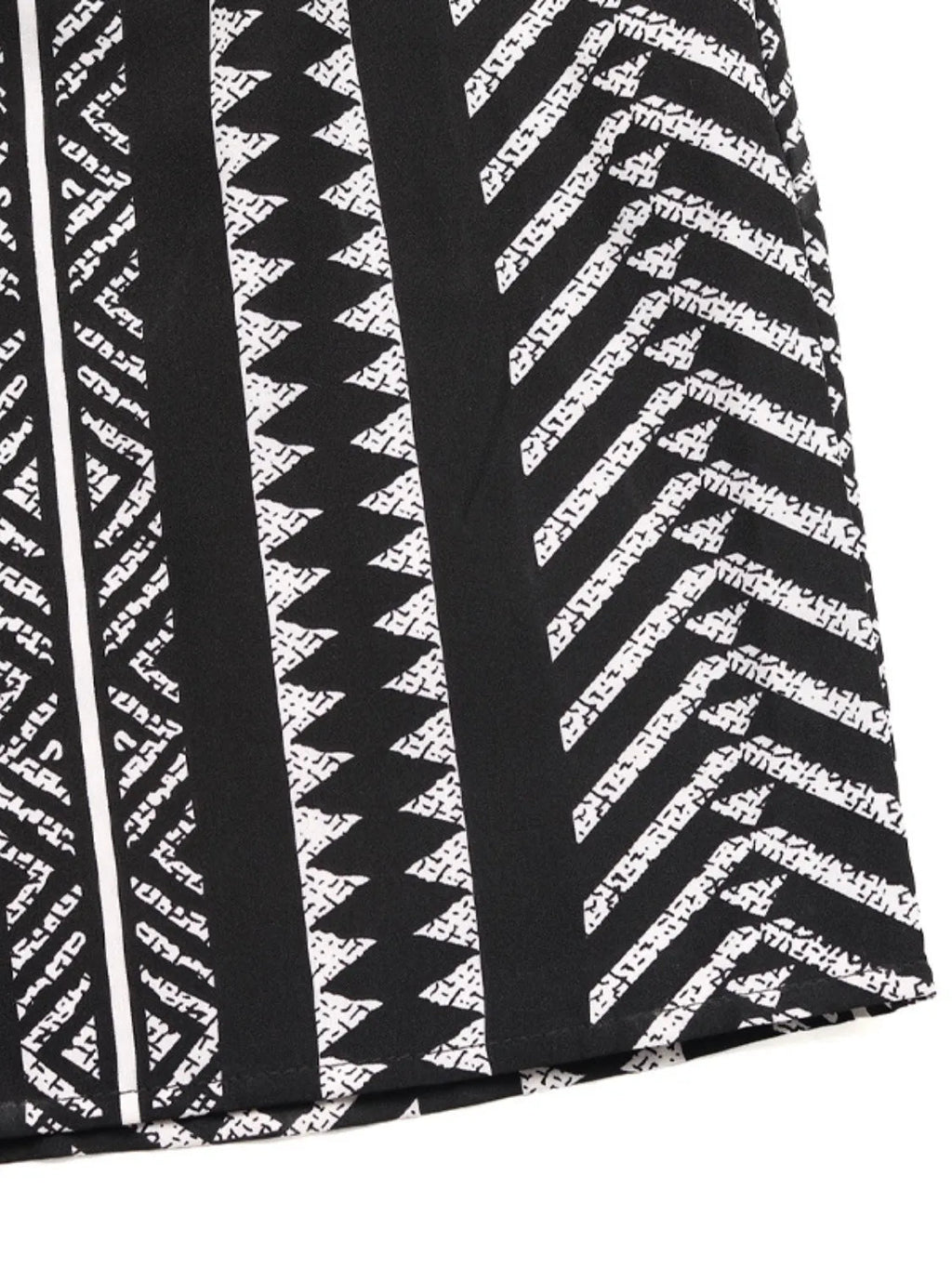 Printed High Waist Skirt