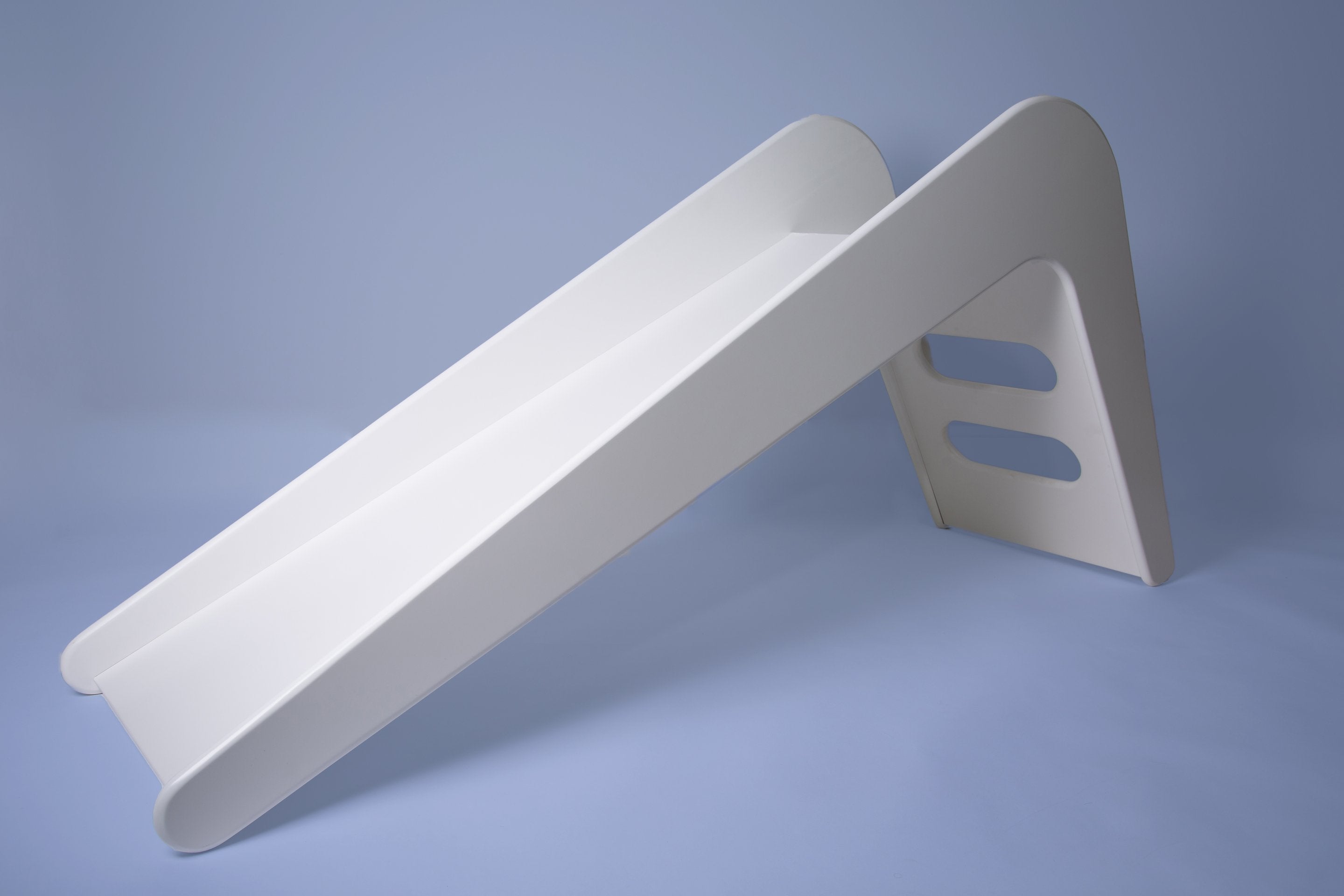 Timeless White Wooden Indoor Slide