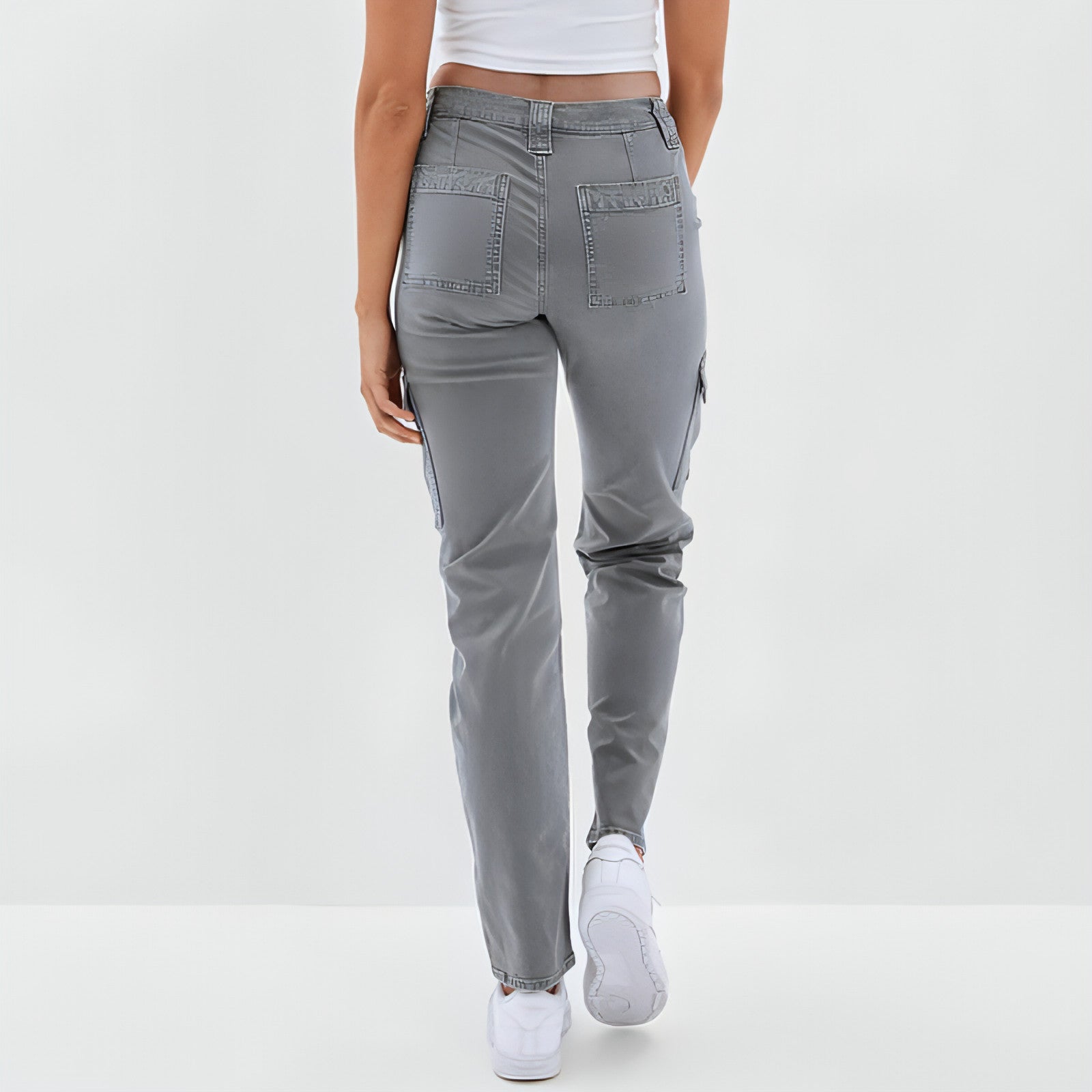 UrbanEase™ Multi-bag High Waist Washed