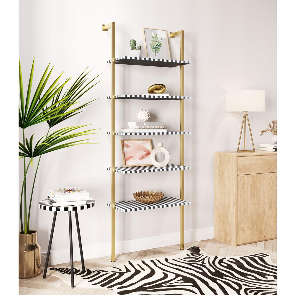 Start2Finish Zebra Shelf in multicolor with a zebra design, perfect for stylish storage and decorative display.