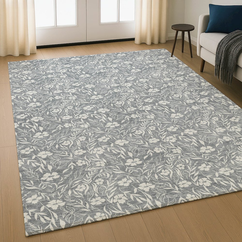 Gray indoor/outdoor SE4 soft essentials rug by Start2Finish, 9&