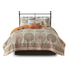 Start2Finish 6-piece reversible quilt set with matching throw pillows, featuring colorful patterns and cozy bedding design.