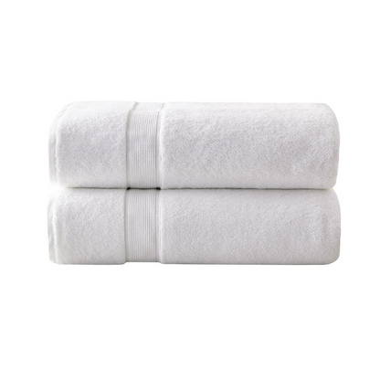 Start2Finish 100% cotton bath sheet antimicrobial 2-piece set with plush, soft fabric, perfect for luxurious bath and spa use.