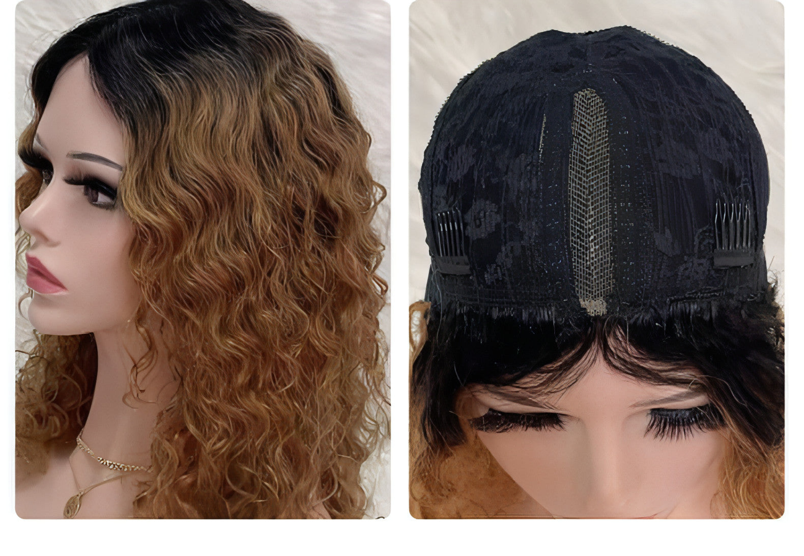 LuxeWave - Reality Wig Real Hair Set Sewing Hand Knitted Real Hair